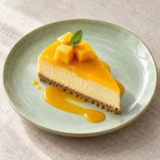 Mango cheesecake